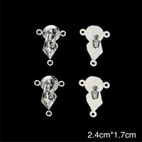 20x15mm DEUS FATER Style Religieux Triangle Vierge Marie Médaille Chapelet Centres de Table