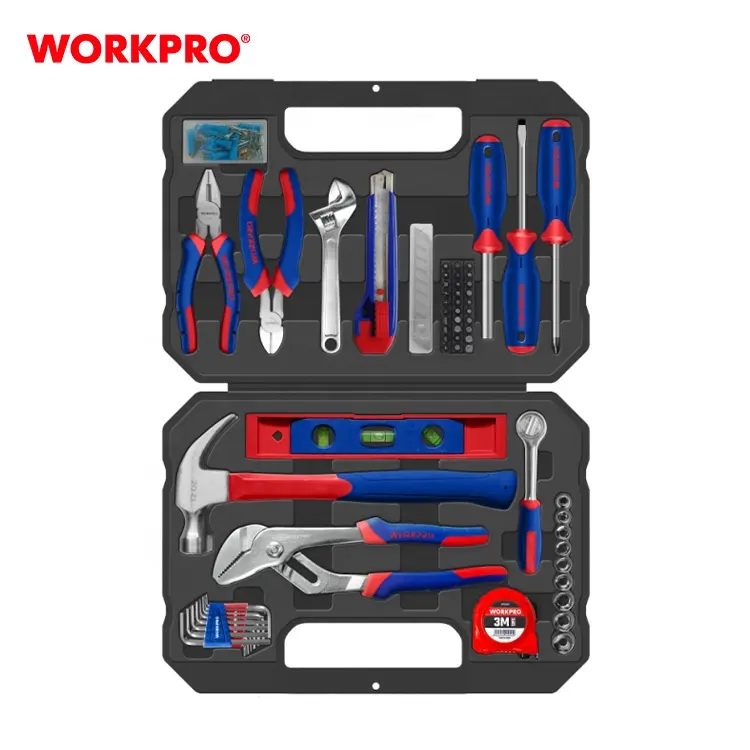 Workpro 28Pc Huishoudelijke Reparatie Gereedschapskist Home Hand Tool Kit