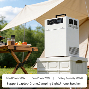 Station d'alimentation portable UPS domestique 500W 1000W 2000W, générateur solaire LiFePO4 1000Wh pour situations d'urgence - Product Image 2