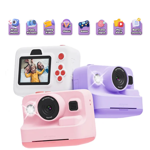Çocuklar İçin Anında Baskı Fotoğraf Makinesi Mini Taşınabilir Termal Dijital CMOS Sensör 1080P HD 2.4 inç TFT LCD Ekran Fotoğraf Video Oyuncak Hediye - Product Image 5