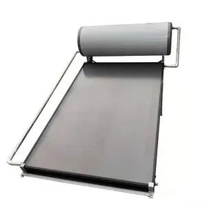 高压热虹吸管蓝色黑色薄膜平板太阳能热水器制造单位自有品牌