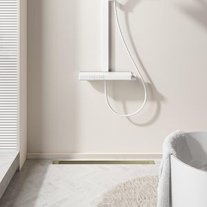 Odm dài và hẹp tắm cống sàn với dải-Loại bìa dày không gỉ 304 thép không gỉ chải vàng tuyến tính thoát nước sàn - Product Image 6