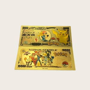 Nuevo Billete de Anime PIka 2026 Chapado en Oro de 24K para Colección - Product Image 4