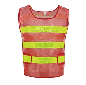 Constructie Mesh Polyester Groothandel Reflecterend Veiligheidsvest Hoge Zichtbaarheid Rijbaan Veiligheidskleding Goedkoop Reflecterend Vest