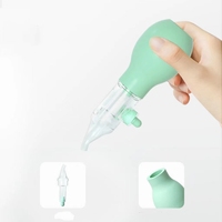Offre Spéciale : Kit d'Aspirateur Nasal Réutilisable pour Bébé et Nourrisson, Nettoyeur de Mucus Nasal Froid avec Pompe PP Anti-reflux