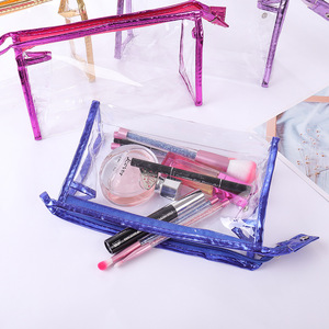 Bolsa de Regalo Promocional Económica, Bolsa de Aseo Impermeable de PVC, Bolsa Transparente para Guardar Maquillaje, Bolsa Cosmética Transparente con Logotipo Personalizado - Product Image 2