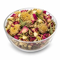 Thé aux fleurs et herbes mélangées en vrac 500g – Herbes séchées naturelles pour préparations saines