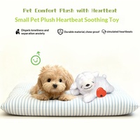 Jouet interactif à mâcher pour chiot, en peluche, avec rythme cardiaque, pour soulager l'anxiété et apaiser les animaux de compagnie - Vente flash