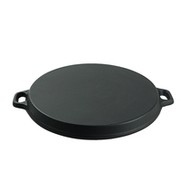 Plaque chauffante ronde en fonte de style coréen pour le camping en plein air, le barbecue, les poêles à frire antiadhésives poêle à paella et à griller
