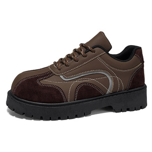 Zapatillas de moda punk de estilo británico retro para hombre, con aumento de altura y diseño de empalmes, informales y de estilo avanzado, novedad primavera 2026 - Product Image 5