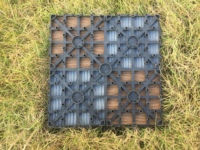 Dalles de terrasse en WPC DIY en gros 30*30CM – Revêtement de sol extérieur durable pour usage résidentiel
