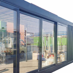 Fenêtres coulissantes modernes à <span class=keywords><strong>double</strong></span> <span class=keywords><strong>vitrage</strong></span> avec moustiquaire, cadre en alliage d'aluminium, certifiées Energy Star, pour salle de bain et salon (modèle allemand) - Product Image 1