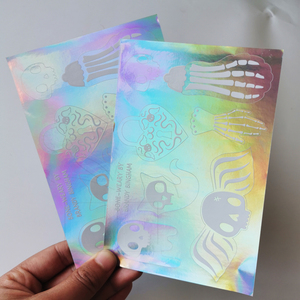 Étiquette <span class=keywords><strong>de</strong></span> bouteille holographique, autocollant lenticulaire holographique, impression brillante, <span class=keywords><strong>feuille</strong></span> personnalisée - Product Image 3