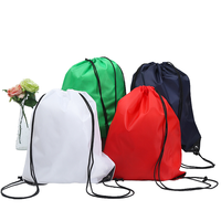 Sac à dos pliable VION écologique avec cordon de serrage, moyen, multicolore, pour le sport, la gym, les voyages, le rangement, en polyester, cadeau
