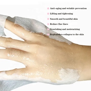 Pellicola di collagene viso solubile in acqua maschera di collagene per viso Full Face con pellicola protettiva rosa <span class=keywords><strong>Film</strong></span> di collagene solubile in acqua - Product Image 6