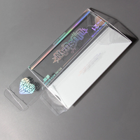 Boîte en plastique transparente personnalisée avec fermeture automatique, en PVC, PET, PP, pour emballage cosmétique