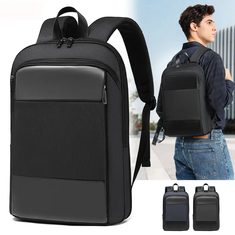 Ji.de ng ультратонкий расширяемый большой емкости рюкзак для ноутбука Многофункциональный водонепроницаемый рюкзак с логотипом на заказ