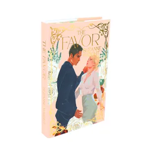 Custom Romance Books Printing Luxury Hardback Book with Foil Stamping and Sprayed Edges