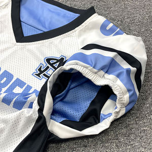 Último Diseño de Sublimación, Jersey de Fútbol Americano Reversible Personalizado, Manga Corta, Secado Rápido, Solo para Uso en Partidos - Product Image 4