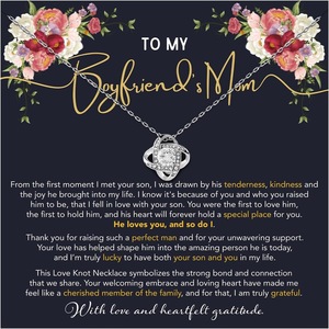 Ingrosso personalizzato e minimalista con Logo di lusso scatola di ciondoli luce luce Trendy <span class=keywords><strong>regalo</strong></span> Set di zirconi con catena della clavicola della <span class=keywords><strong>figlia</strong></span> - Product Image 5