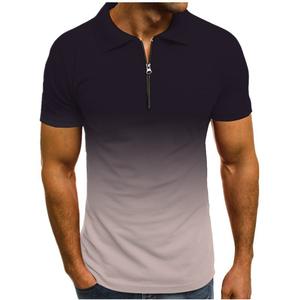 Entreprise de fabrication de t-shirts polo de haute qualité T-shirt de <span class=keywords><strong>golf</strong></span> rayé à manches courtes Chemises polo pour hommes - Product Image 1