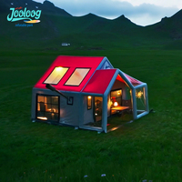 Nueva Carpa Inflable para Acampar al Aire Libre, Carpa Multiusos Portátil Resistente al Agua con Ventanas