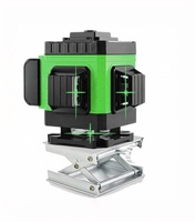 Niveau laser 12 faisceaux de haute qualité 3D auto-nivellement lumière verte rechargeable