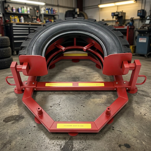 Estación de Entrenamiento Ajustable para Volteo de Neumáticos con Soporte para Discos de Peso Adicionales, Aparato de Fitness para Entrenamiento Funcional de Cuerpo Completo - Product Image 3