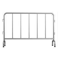Vente directe usine : Panneau de barrière métallique modulaire portable pour le contrôle des foules et la gestion des files d'attente à l'aéroport, au stade et en concert
