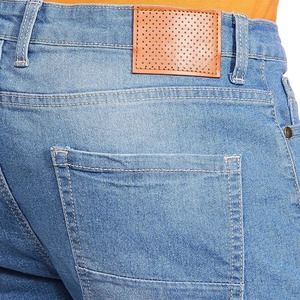 Shorts en jean pour hommes coupe droite, en coton doux extensible, pour l'été – Vente en gros, meilleur fournisseur - Product Image 4