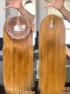 Extensions de cheveux naturels Remy européens 13A, lisses et soyeux, 16 pouces, avec dentelle transparente et filet diamant, pour femmes, effet naturel - Product Image 5