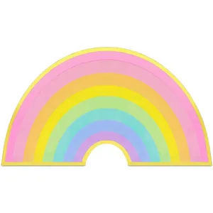 Ensembles de vaisselle jetable personnalisés pour fêtes d'enfants, fournitures d'anniversaire, assiettes en papier, gobelets, serviettes en forme de nuage - Product Image 6