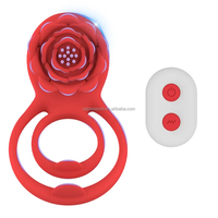 Großhandel Penisring Cockring Sexspielzeug für Männer Klitoris-Stimulation Leidenschaftlicher Vibrator-Ring für Herren