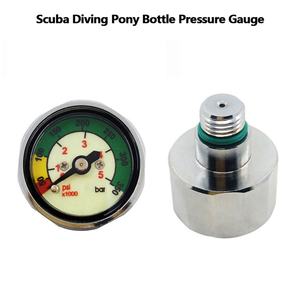 Manómetro de Buceo Pony Bottle de 1 Pulgada, Alta Presión 350BAR / 5000 PSI, Roscas 7/16"-20UNF - Product Image 3