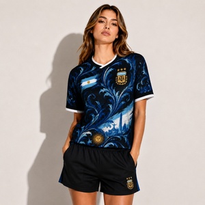 Maillot de football vintage officiel pour femme, édition authentique 2026, qualité thaïlandaise, version joueur, de l'Argentine - Product Image 1
