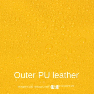 Poncho imperméable léger en PU pour <span class=keywords><strong>chien</strong></span>, idéal pour Halloween, avec bande réfléchissante et capuche, pour les promenades nocturnes - Product Image 6