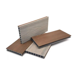 UV kháng rỗng không thấm nước bên ngoài bền <span class=keywords><strong>WPC</strong></span> Gỗ nhựa composite Hollow capped decking ngoài trời Composite decking - Product Image 6