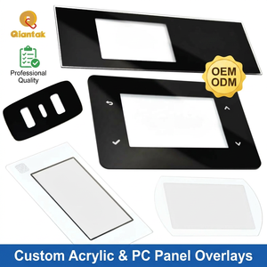 Pannello Frontale in Acrilico Tagliato CNC, Copertura Grafica per Finestre di Visualizzazione per Uso Industriale - Product Image 1