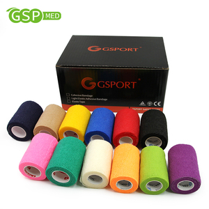 7.5cm * 4.5m Vétérinaire Élastique Adhésif Bandage Wrap Étanche Non Tissé Cohésif Bandage Respirant Vet Wrap Échantillon Support - Product Image 2