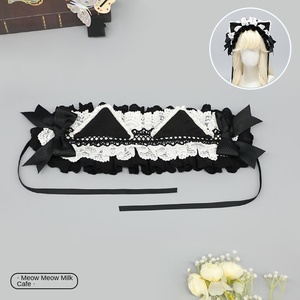 Diadema Original para Hombre, Estilo Café con Leche, Dulce y Linda, con Orejas de Gato, Pasador de Pelo con Lazo, Estilo Lolita Japonés, Accesorio para la Cabeza, Meow Meow DREAM FASHION ODM - Product Image 6