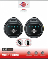 Microphone Lavalier Stéréo Sans Fil Portable en Gros pour Usine, Idéal pour les Interviews en Direct et l'Extérieur, Mini Micro Cravate Anti-Bruit