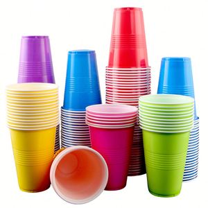 Wholesale 16oz/12oz/7oz Multicolor Disposable Party <b>Cups</b> Beer Pong <b>Cups</b> Assorted Colors <b>Plastic</b> <b>Cups</b> for Drinking - Product Image 1