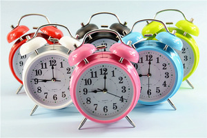 Thạch Anh Kỹ thuật số kim loại đồng hồ báo thức với nghệ thuật Deco phong cách nhựa mô hình trừu tượng kim hiển thị cho nghiên cứu nhà văn phòng bàn trang trí nội thất - Product Image 2