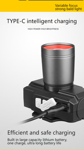 Ultra-Bright Zoomable <strong>Headlamp</strong> with Long-Range <strong>Projection</strong> for Outdoor Activities - Product Image 3