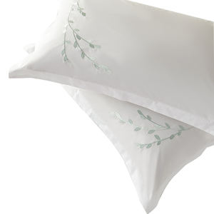 Alenhome Merlot Fitted Bed <strong>Set</strong> 100% <strong>Cotton</strong> With Embroidery Pillowcase 3-Piece Fitted <strong>Sheet</strong> King Size Extra Depth Fitted Bed <strong>Set</strong> - Product Image 2