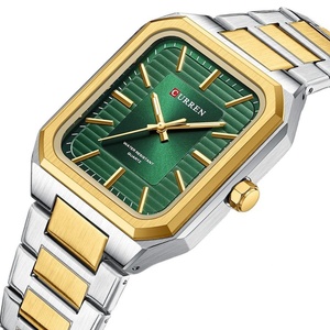 นาฬิกาข้อมือควอตซ์แฟชั่นแบรนด์แท้ Relogio curren 8457 รุ่น curren Homme Montre นาฬิกาสี่เหลี่ยมสำหรับผู้หญิง - Product Image 2