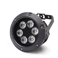 Nouvelle lampe PAR étanche 6x10W 5-en-1 RGBWY LED DMX512 avec contrôle maître-esclave autonome IP65, dimmable, idéale pour diverses locations