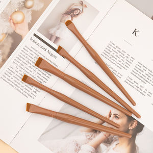 Juego <span class=keywords><strong>de</strong></span> Brochas <span class=keywords><strong>de</strong></span> Maquillaje <span class=keywords><strong>de</strong></span> Cejas <span class=keywords><strong>de</strong></span> Alta Calidad, <span class=keywords><strong>Brocha</strong></span> Plana en Ángulo <span class=keywords><strong>para</strong></span> Cejas, Color Marrón, <span class=keywords><strong>Brocha</strong></span> <span class=keywords><strong>para</strong></span> Gel <span class=keywords><strong>de</strong></span> Cejas, Logotipo Personalizado - Product Image 5