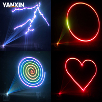 Projecteur laser d'animation RGB 2-5W à prix abordable, contrôle ILDA DMX, mini lumière de scène pour discothèque et soirée