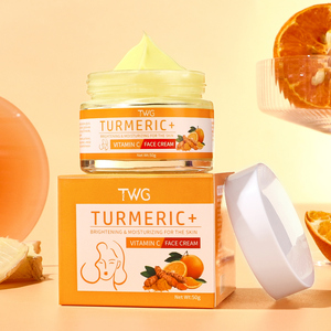 Crema Viso alla Curcuma e Vitamina C TWG RTS 50g, Crema Viso Illuminante e Idratante, Crema Viso Nutriente e Sbiancante alla Vitamina C - Product Image 1